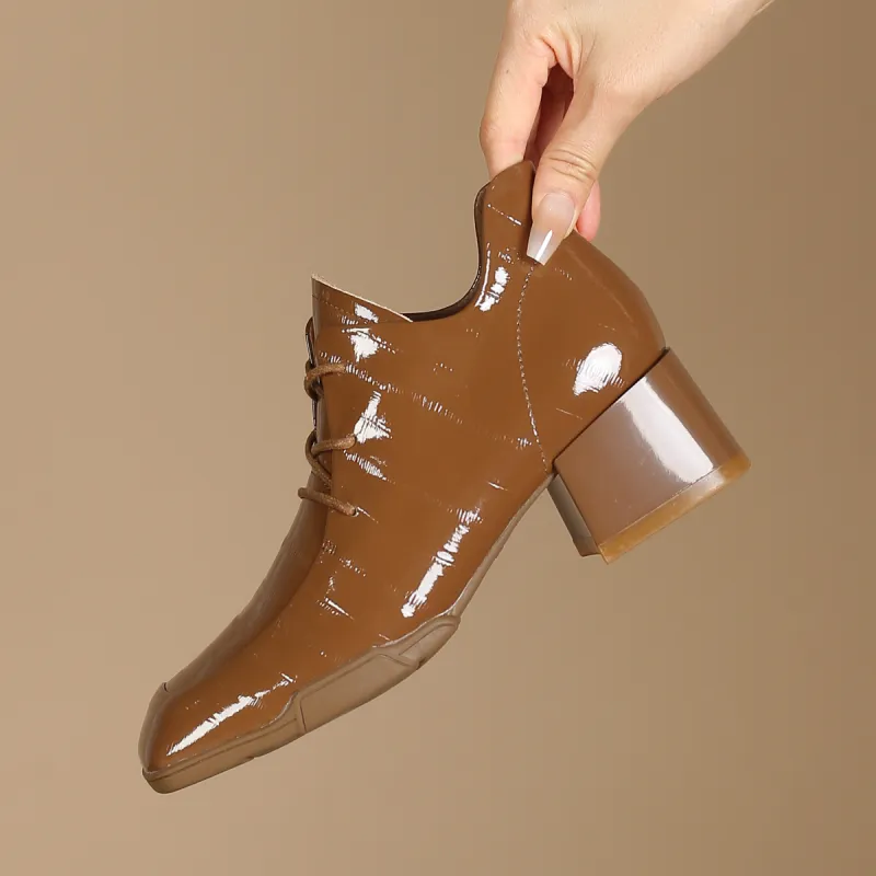 SAFIYA Ankle Boots Women's Black/Caramel-10
