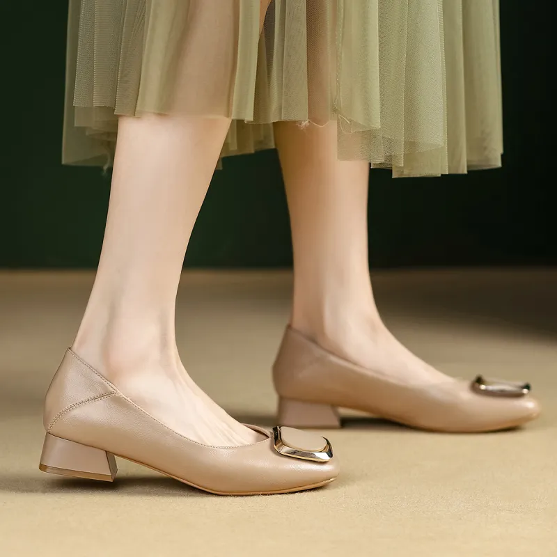 Safiya Chunky Heel High Heels Women's-5