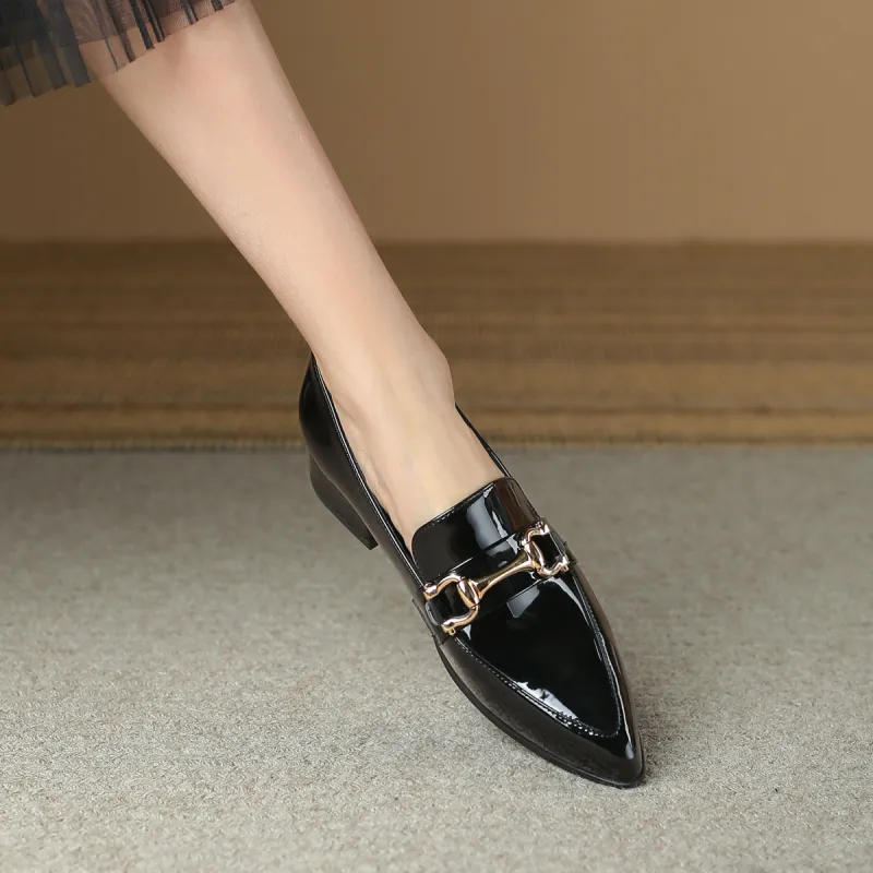 SAFIYA Loafers 3cm Women's Black-4