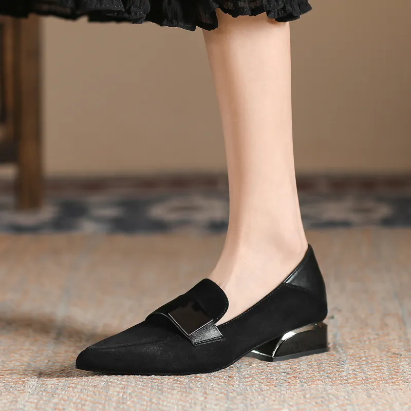Safiya Loafers 3cm Women's Black-5