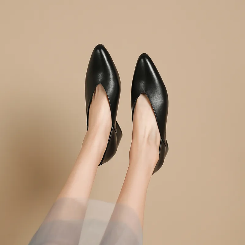 Safiya Chunky Heel High Heels 5cm Women's-2