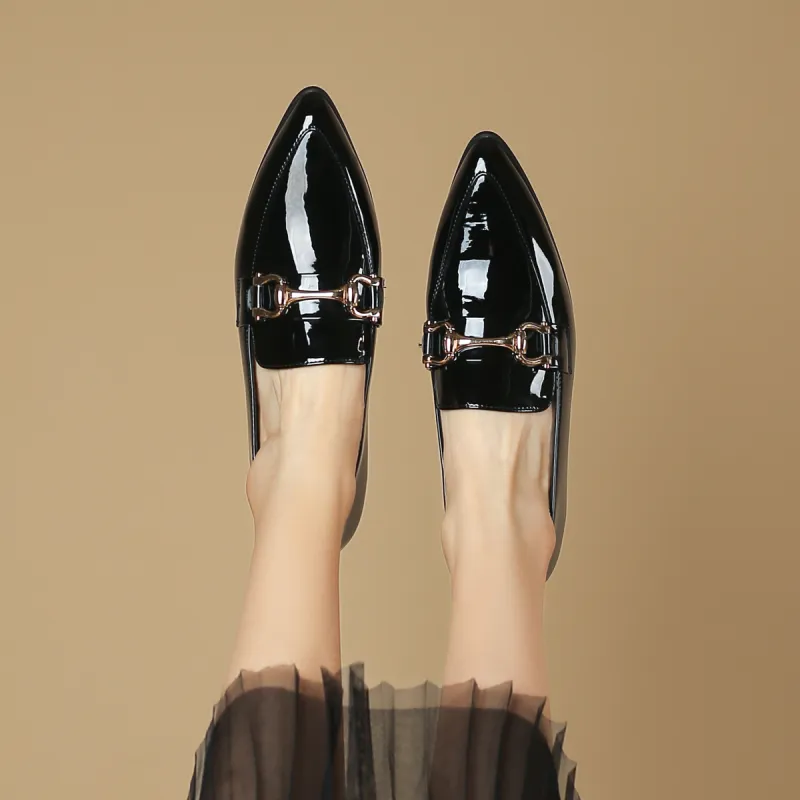 SAFIYA Loafers 3cm Women's Black-6