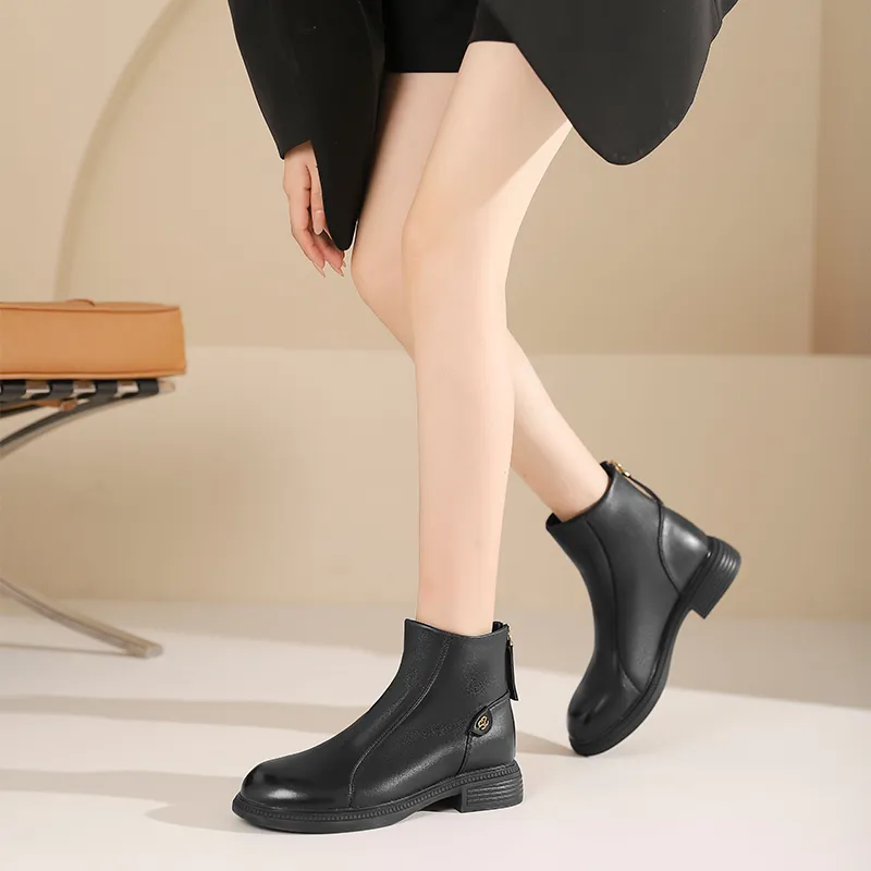 Safiya Ankle Boots Unisex Black-3