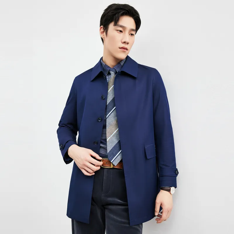 SEPTWOLVES Trench Coats Men-2