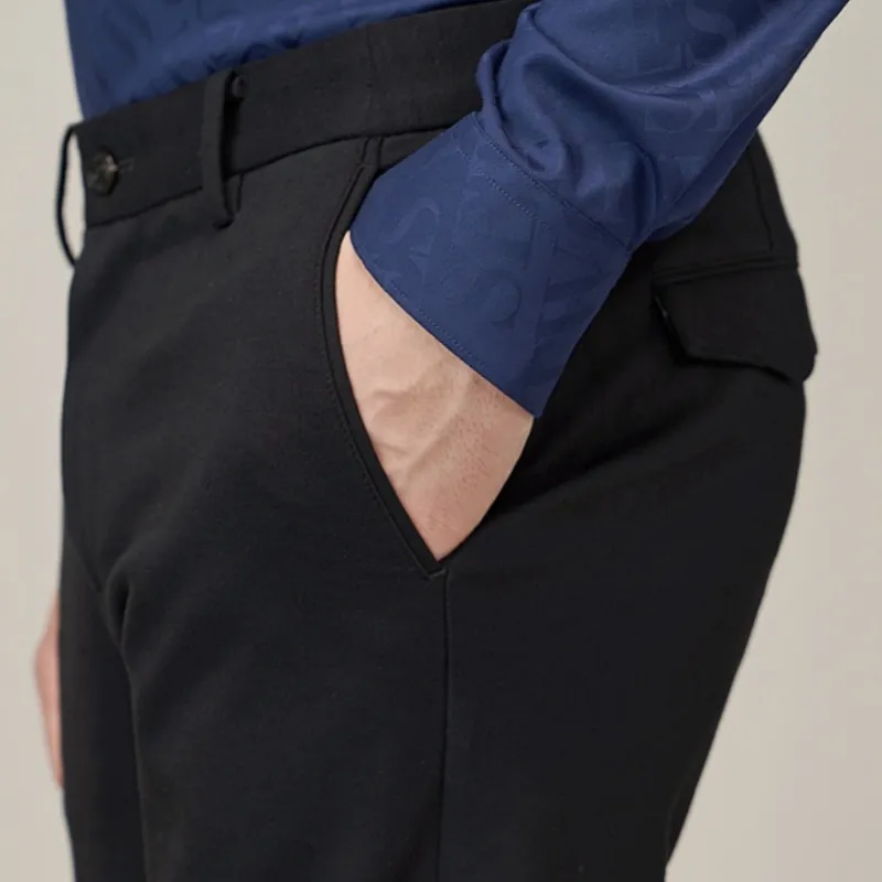 SEPTWOLVES Casual Pants Unisex Black-1