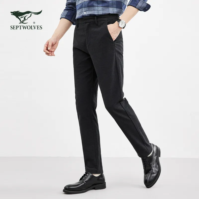 SEPTWOLVES Casual Pants Men-2