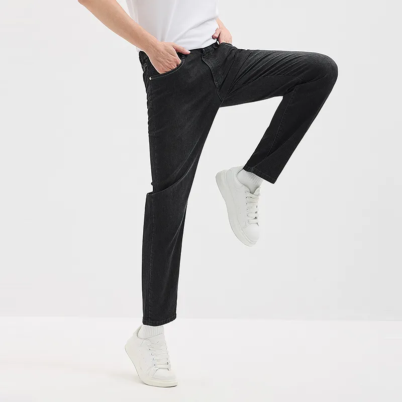 SEPTWOLVES Jeans Unisex Black Gray-2