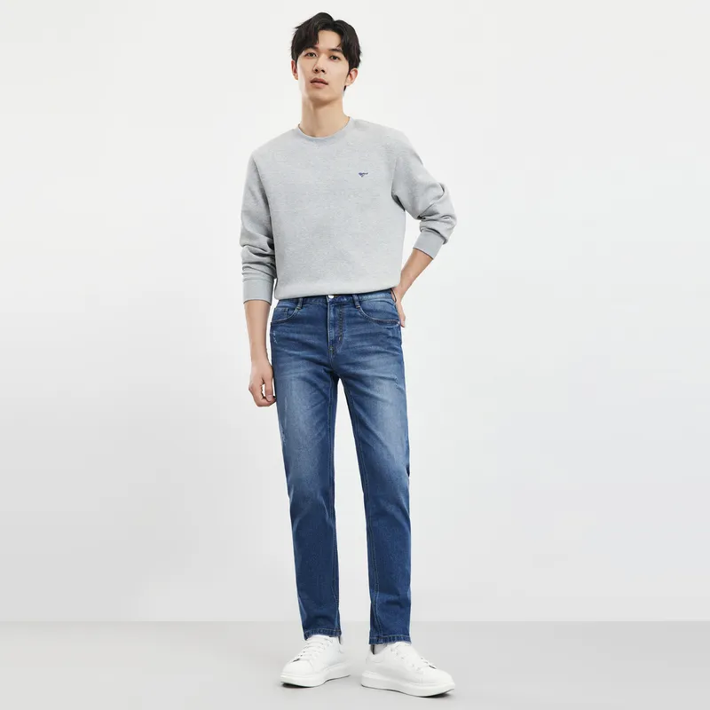 SEPTWOLVES Jeans Unisex Medium Blue-3