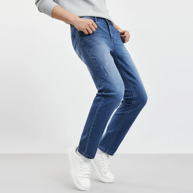 SEPTWOLVES Jeans Unisex Medium Blue-2