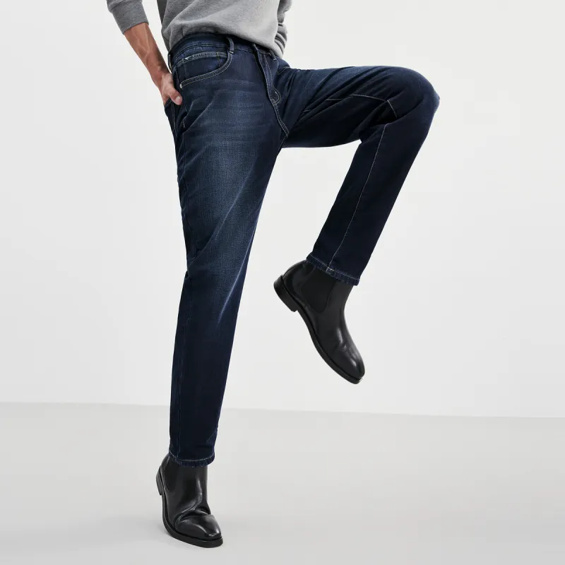 SEPTWOLVES Jeans Men's Dark Blue-4