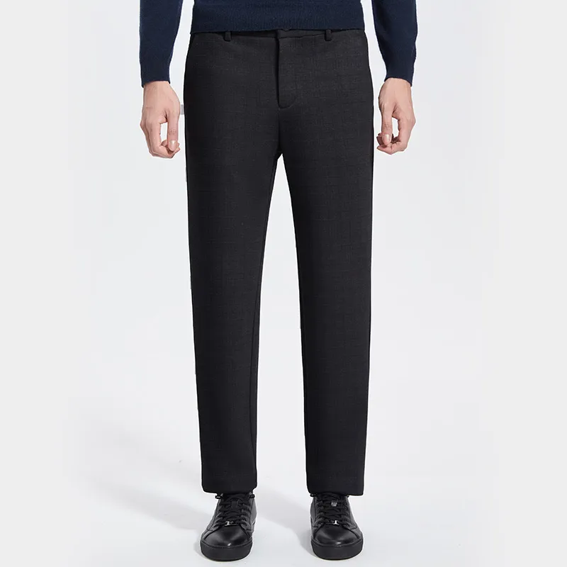 SEPTWOLVES Casual Pants Unisex Black Gray-1