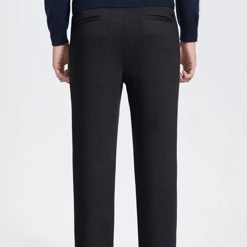 SEPTWOLVES Casual Pants Unisex Black Gray-5