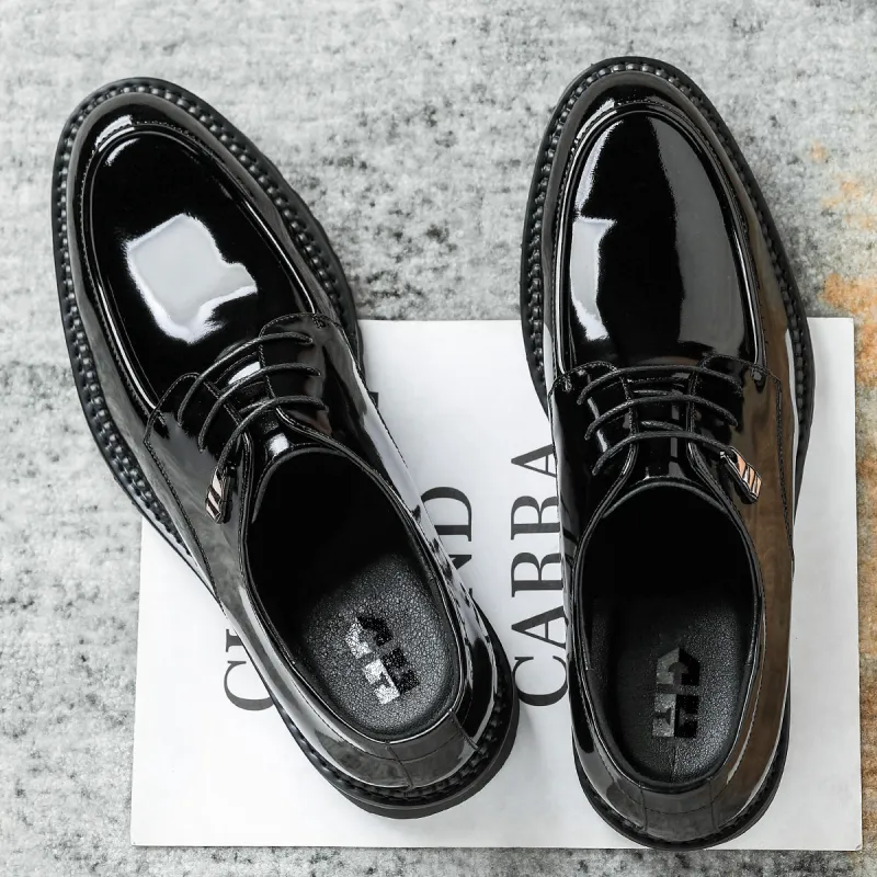 HAPPY DINO Men's Casual Shoes Men Low Top Black-1