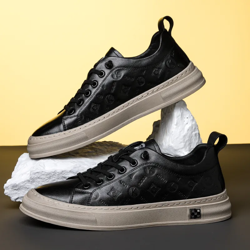 HD Slip Resistant Cushioning Abrasion Resistant Lightweight Breathable Low Top Skateboard Shoes Men's-1