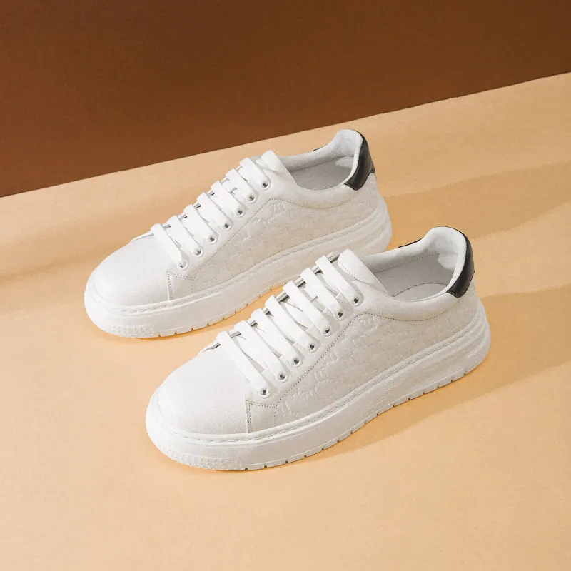 HD Slip Resistant, Abrasion Resistant, Lightweight, Height Increasing Low Top Skateboard Shoes Men's-3