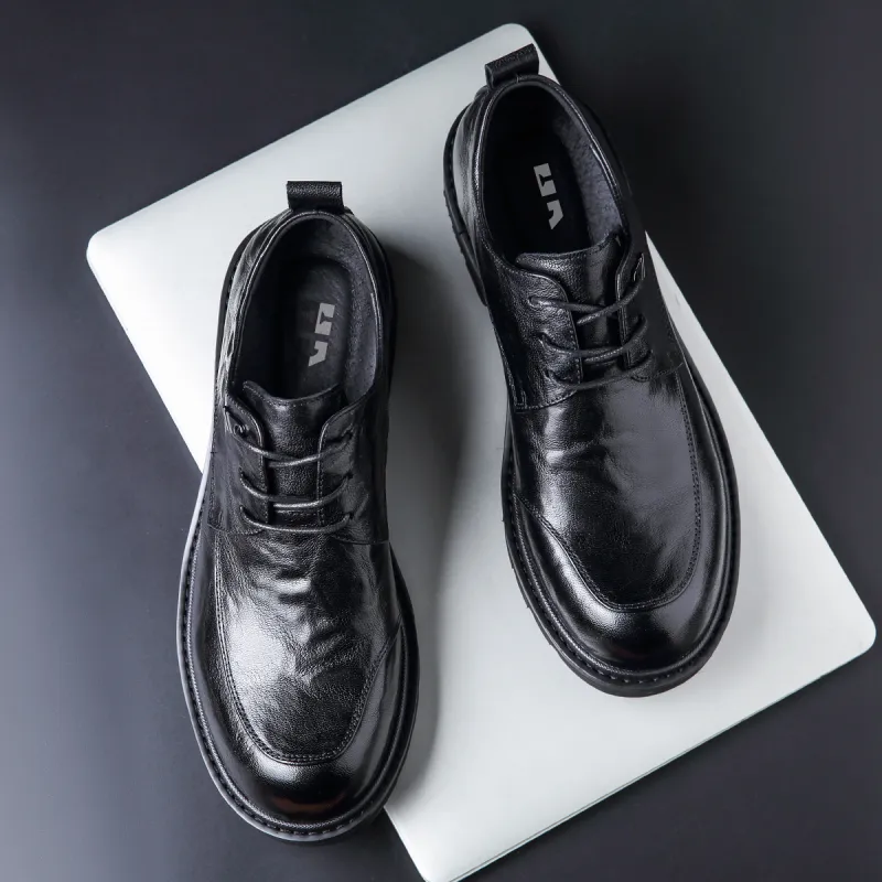 HAPPY DINO Men's Casual Shoes Men Low Top Black-3