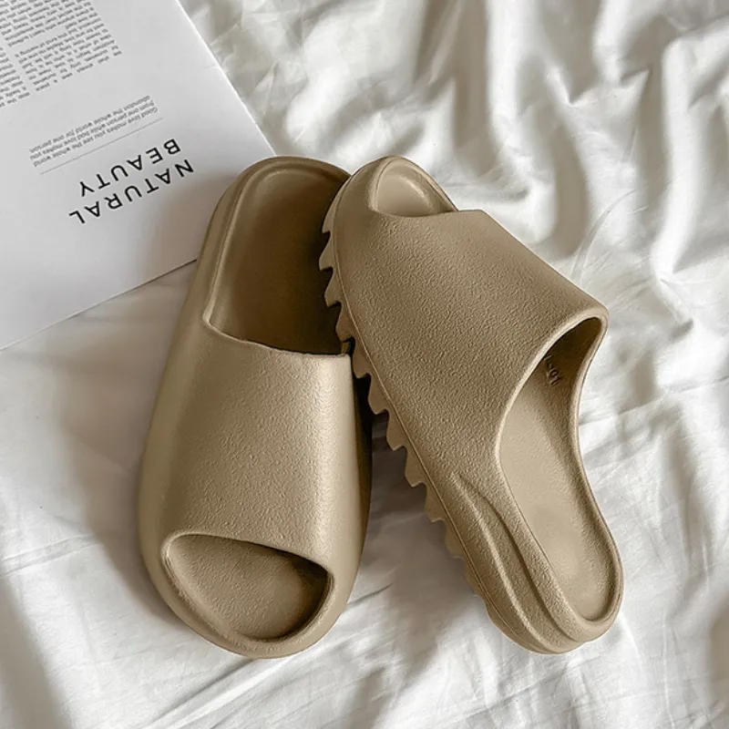 HAPPY DINO Slide Slippers Unisex Beige, Black, Chocolate-10