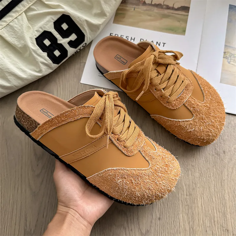 HD Quiet Abrasion Resistant Slip Resistant Closed Toe Slippers Unisex-7