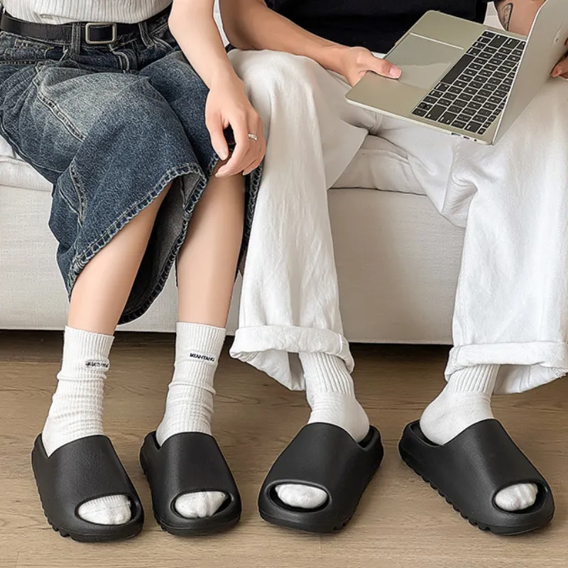 HAPPY DINO Slide Slippers Unisex Beige, Black, Chocolate-5