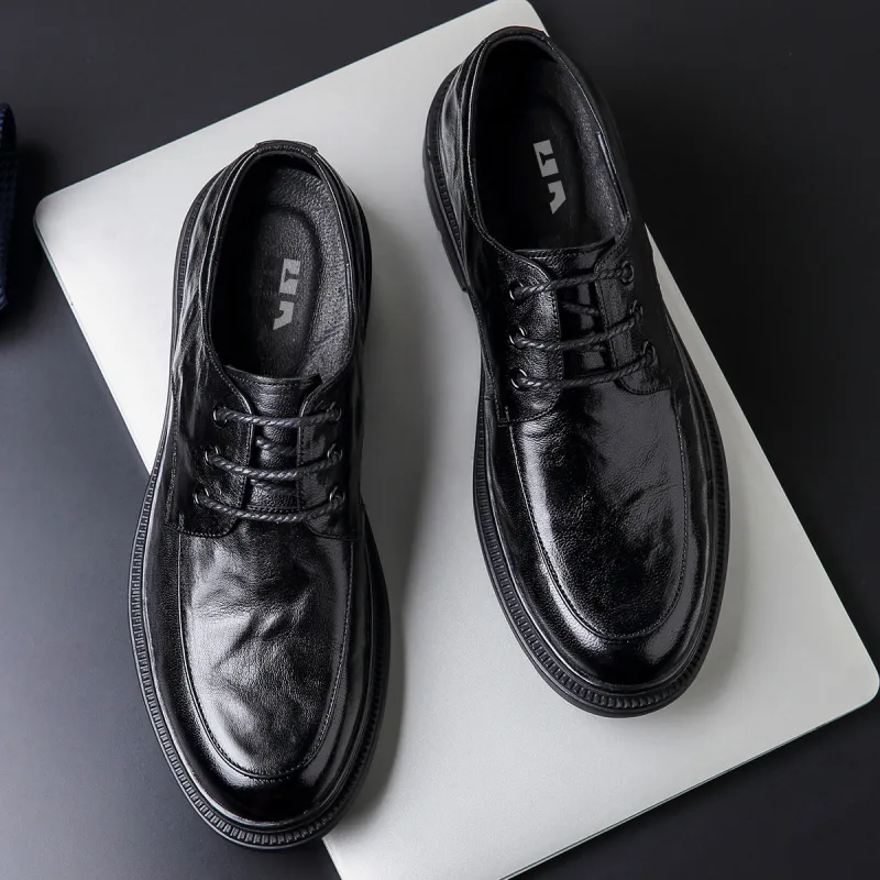 HAPPY DINO Men's Casual Shoes Men Low Top Black-3