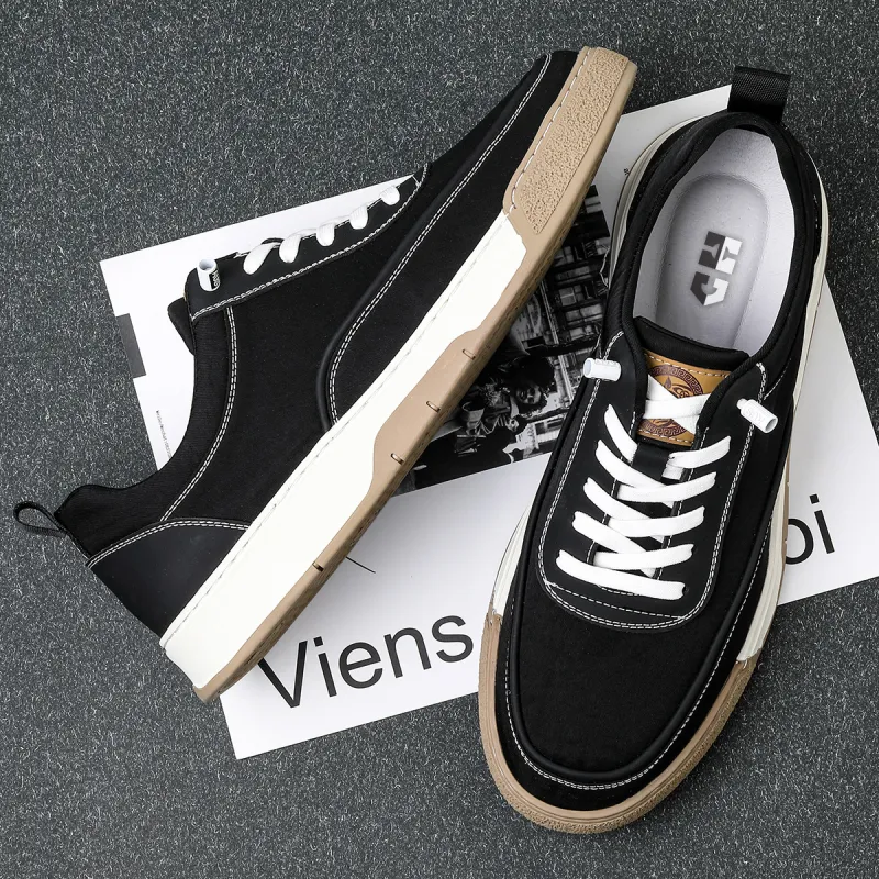 HAPPY DINO Canvas Shoes Men Low Top-5