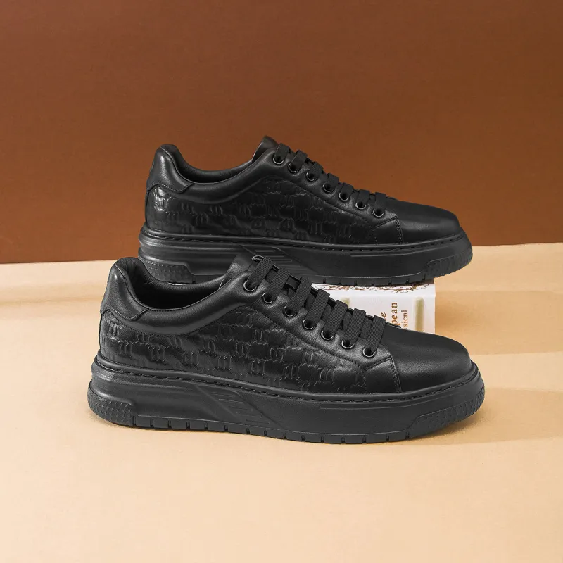 HD Slip Resistant, Abrasion Resistant, Lightweight, Height Increasing Low Top Skateboard Shoes Men's-10