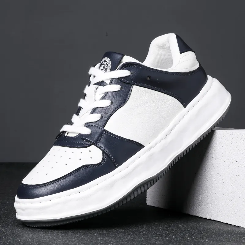 HD Slip Resistant, Abrasion Resistant, Lightweight, Height Increasing Low Top Skateboard Shoes Men's-6