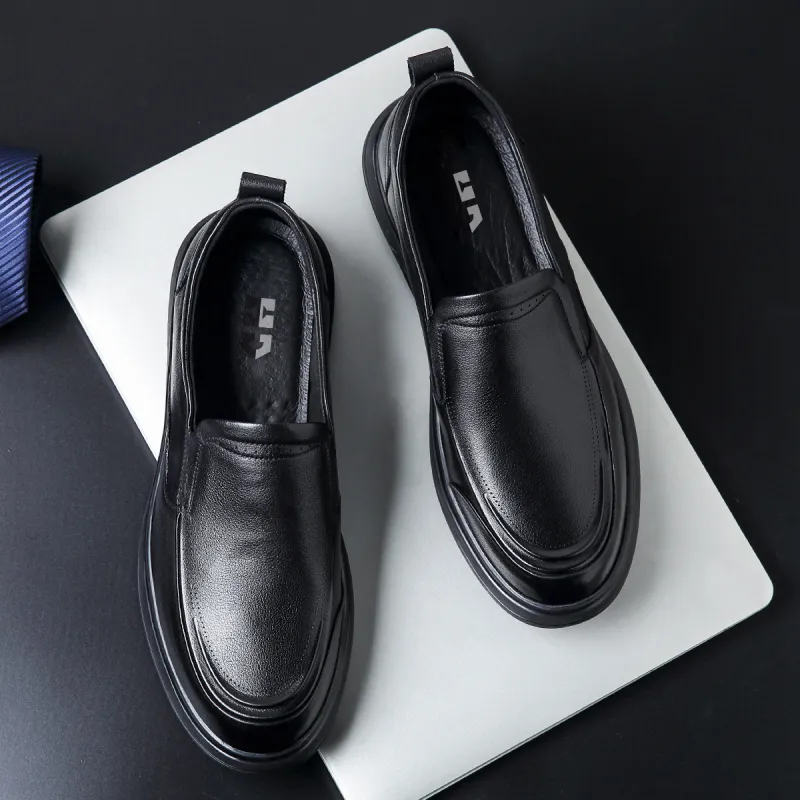 HAPPY DINO Men's Casual Shoes Men Low Top Black-5