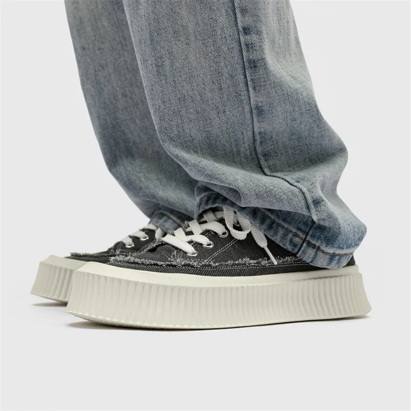 BUFFALO BOUND Anti-Slip Wear-Resistant Low-Top Skateboard Shoes Men's-7