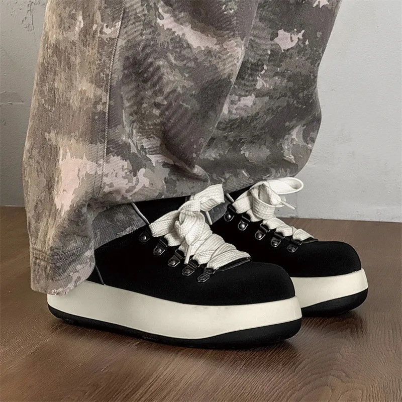 BUFFALO BOUND Anti-Slip And Wear-Resistant Height Increasing Low-Top Skateboard Shoes Men's-10