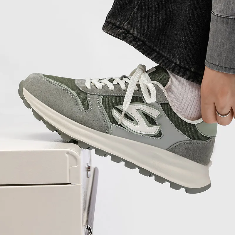 HOBIBEAR Cushioned Slip Resistant Abrasion Resistant Low Top Casual Shoes Men's-12