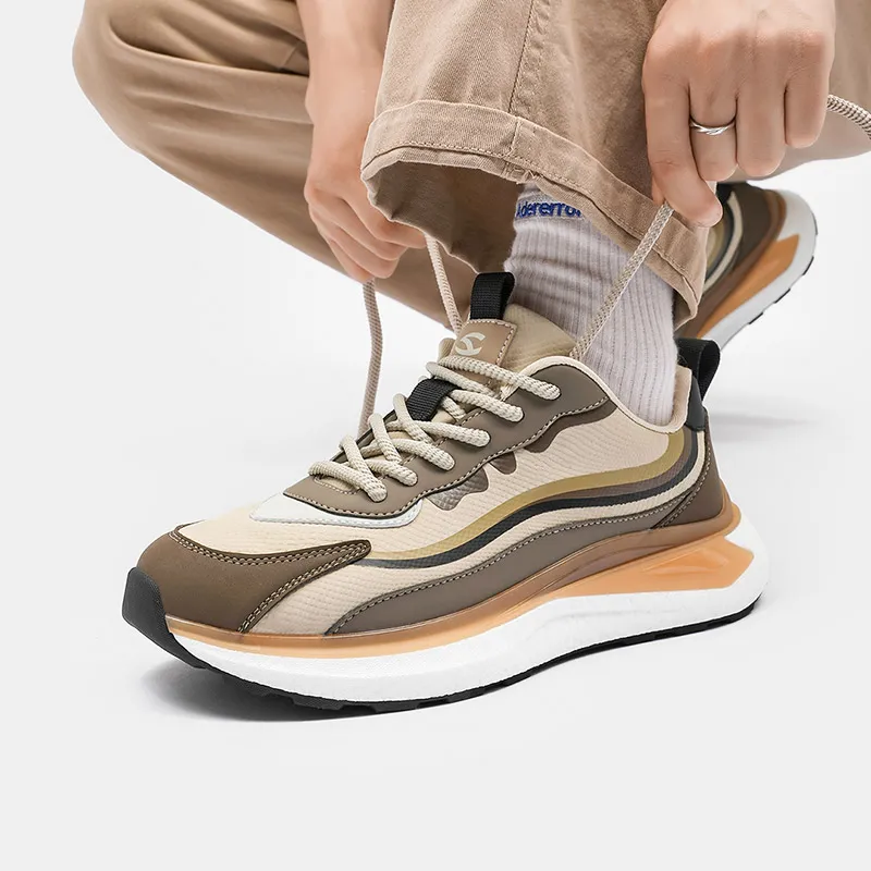 HOBIBEAR Peak Collection Cushioning, Slip Resistant, Rebound Low Top Casual Shoes Men's-6