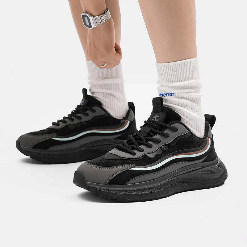 HOBIBEAR Peak Collection Cushioning, Slip Resistant, Rebound Low Top Casual Shoes Men's-13