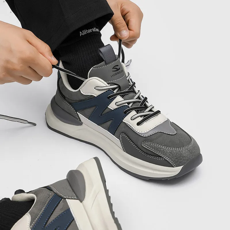 HOBIBEAR Anti Slip And Wear Resistant Rebound Low Top Casual Shoes Men's-7