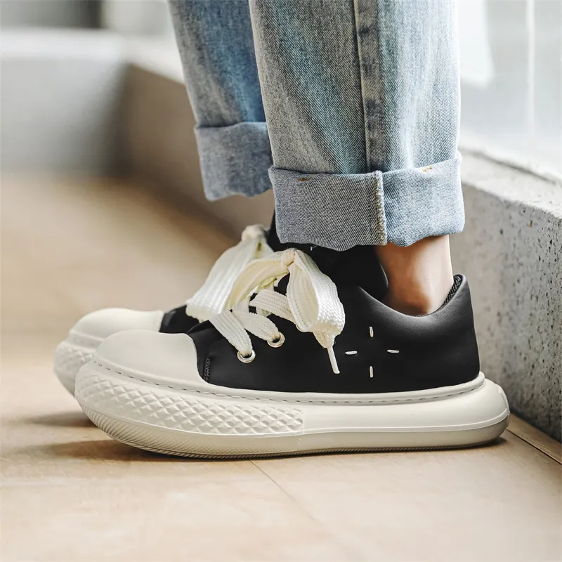 Roubini Durable Lightweight And Breathable Low Top Skateboard Shoes Unisex-6