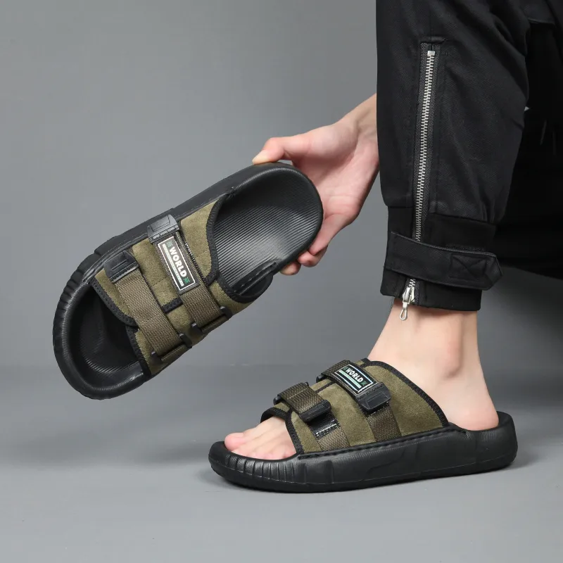Roubini Odor Resistant, Abrasion Resistant Slide Slippers Men's-6