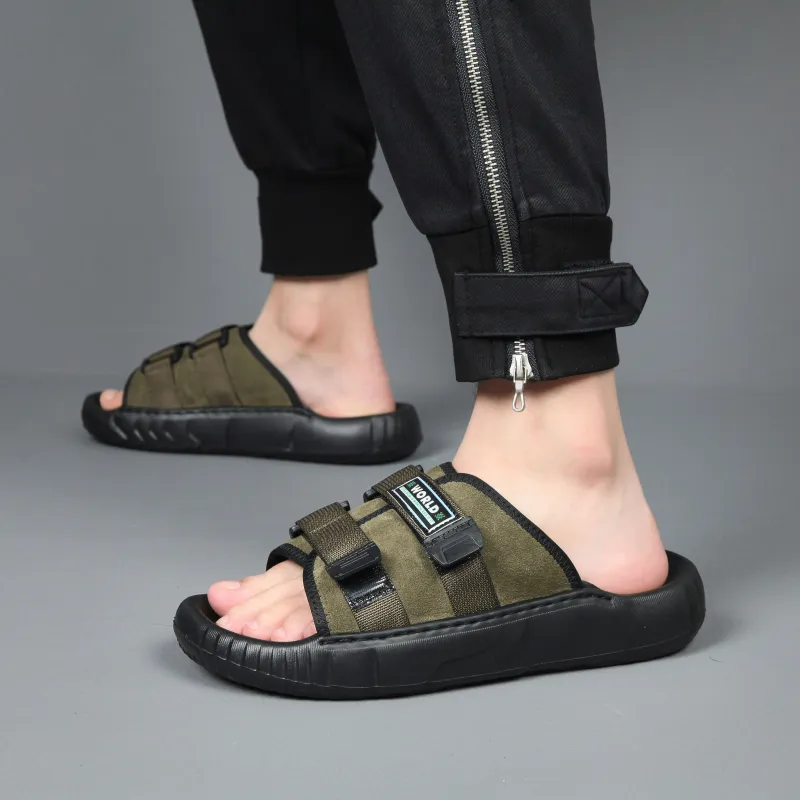 Roubini Odor Resistant, Abrasion Resistant Slide Slippers Men's-7