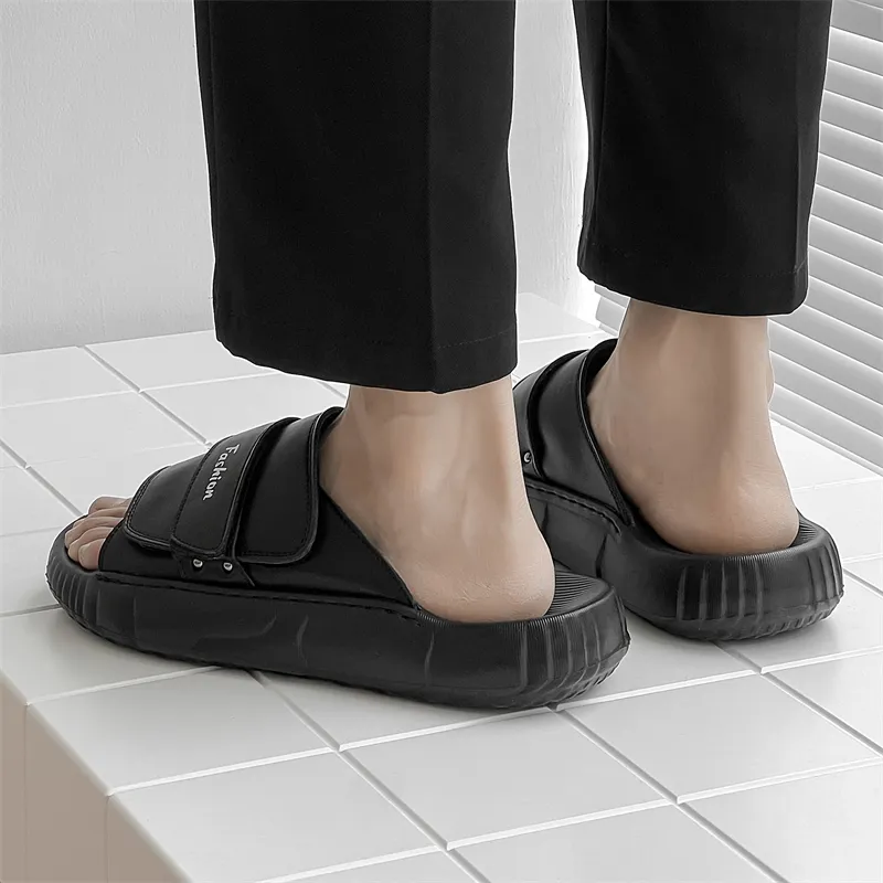 Roubini Odor Resistant Abrasion Resistant Slip Resistant Slide Slippers Men's-4