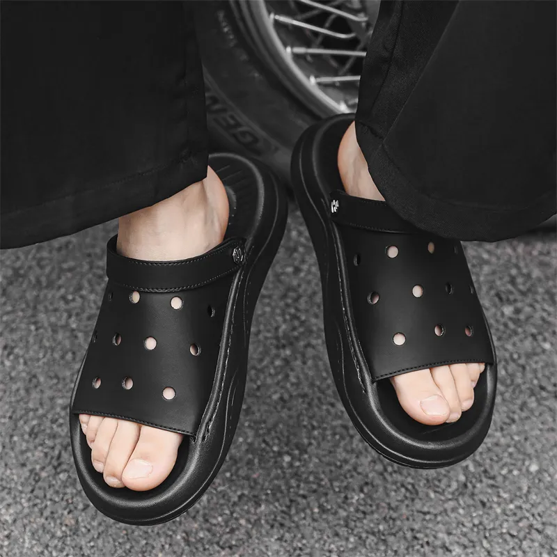 Roubini Slip Resistant Shock Absorbers Slide Slippers Men's-3
