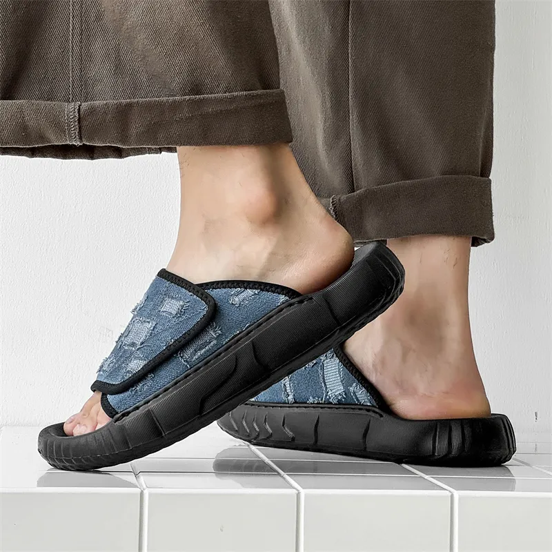 Roubini Rubber Sole Odor Resistant, Abrasion Resistant Slide Slippers Men's-11