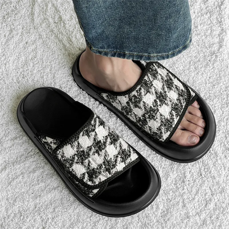 Roubini Rubber Sole Odor Resistant, Abrasion Resistant Slide Slippers Men's-2