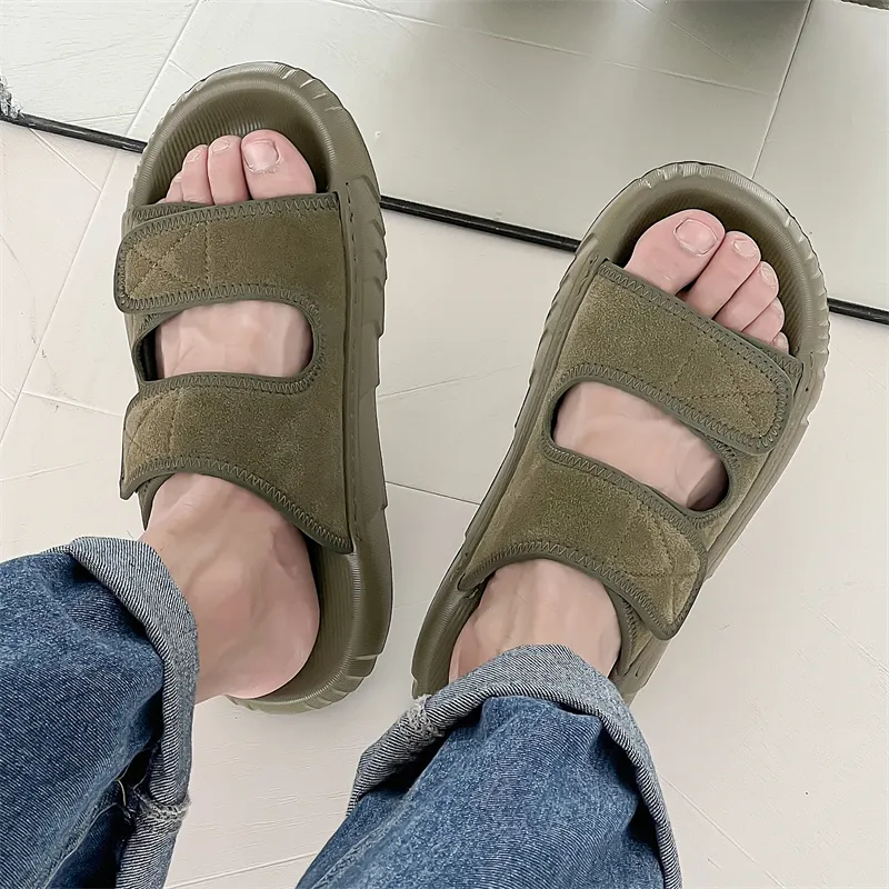 Roubini Slip Resistant Odor Resistant Abrasion Resistant Slide Slippers Men's-4