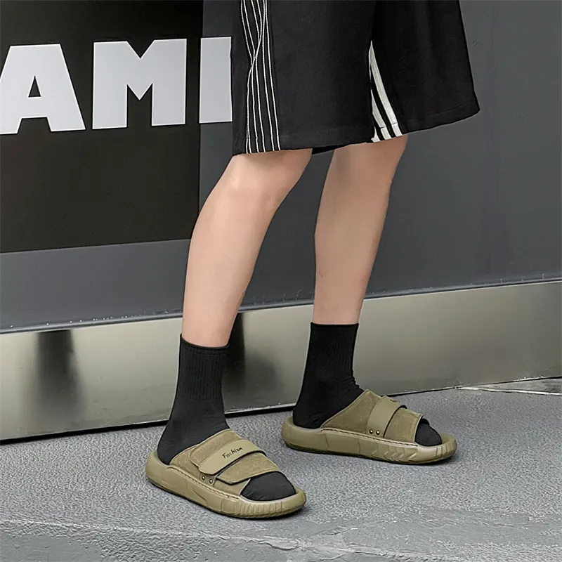 Roubini Odor Resistant Abrasion Resistant Slip Resistant Slide Slippers Men's-10