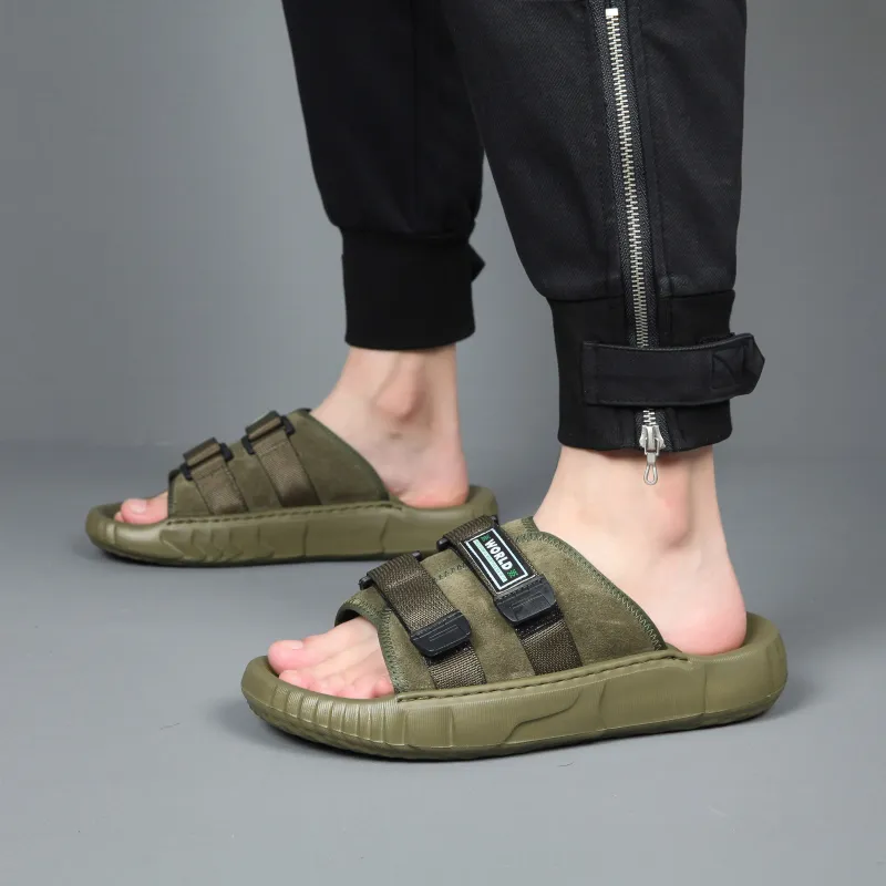 Roubini Odor Resistant, Abrasion Resistant Slide Slippers Men's-3
