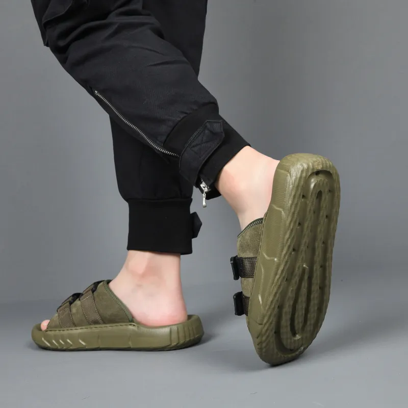 Roubini Odor Resistant, Abrasion Resistant Slide Slippers Men's-2