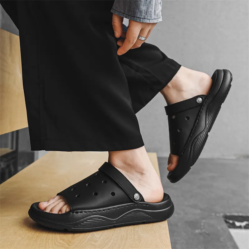 Roubini Slip Resistant Shock Absorbers Slide Slippers Men's-4