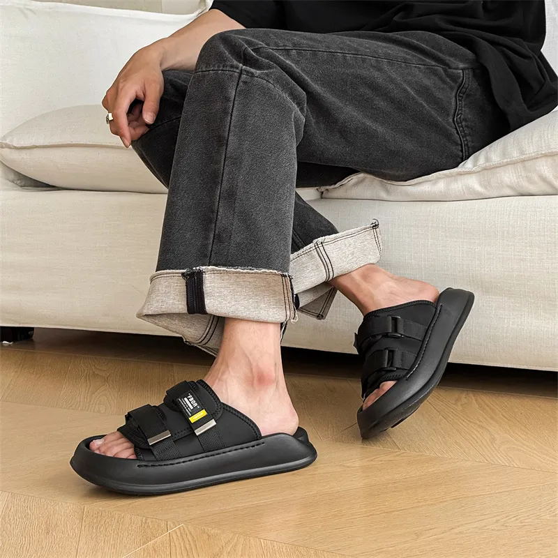 Roubini Odor Resistant, Abrasion Resistant Slide Slippers Men's-6