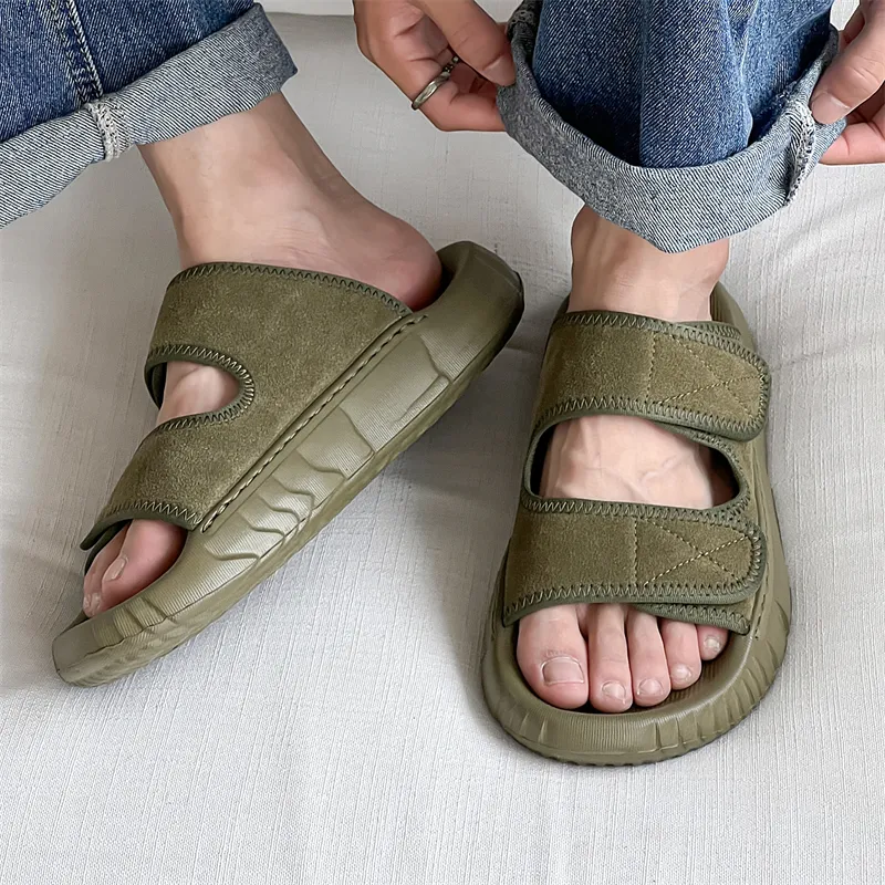 Roubini Slip Resistant Odor Resistant Abrasion Resistant Slide Slippers Men's-3