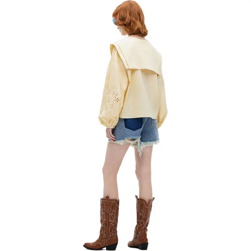 MASFER.SU Denim Shorts Women's Blue-2