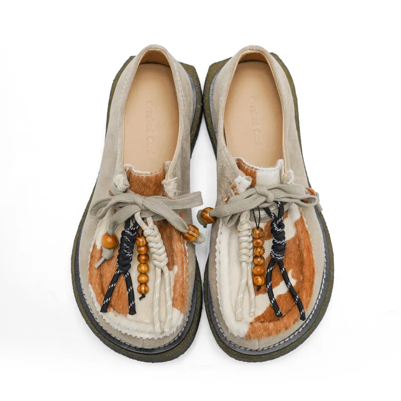 CROOKED CARD Cushioning, Abrasion Resistant, Slip Resistant Low Top Casual Shoes Unisex Apricot-5